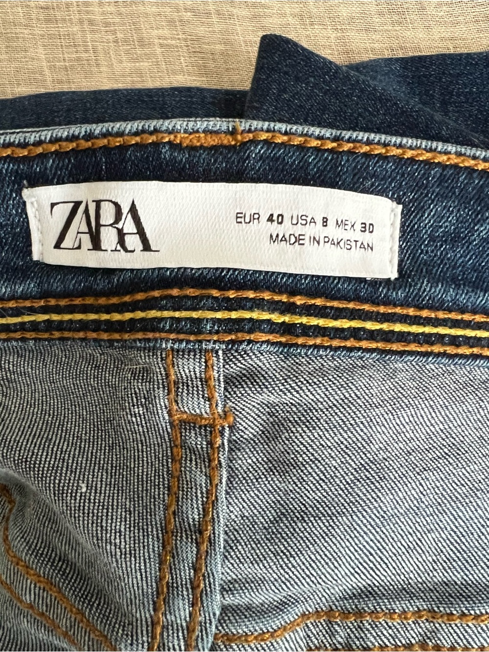 ZARA women Dark Blue skinny Jeans